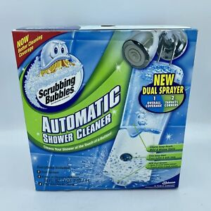 Scrubbing Bubbles Automatic Shower Cleaner Dual Sprayer Kit With  34oz Refill