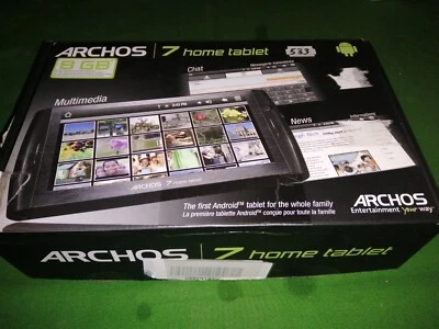 Archos 7 8GB Android Home Tablet V2 MP4/MP3/Photo Viewer BOXED (533) - Image 1 of 4