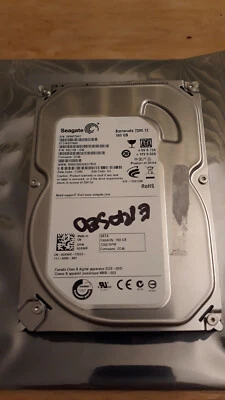 Seagate Barracuda 7200.12 160GB Internal SATA 7200RPM 3.5" (ST3160318AS) HDD - Image 1 of 3