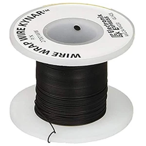 100 Feet Black 30 Gauge Solid Kynar Wire Wrap, PVDF Insulated Tinned Copper by - Picture 1 of 1