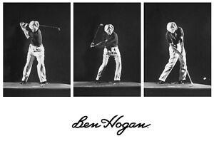 BEN HOGAN GOLFING GREAT IN THIS GREAT 3 PART ACTION 8x10 PHOTO 
