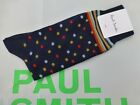 PAUL SMITH Luxury Italian 1pk Sock Mens Classic Navy Maroon O-S Mixer Socks BNIP