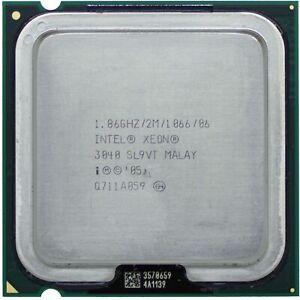 DELL XEON 3040 SL9VT 1.86GHZ/2M/1066/06 processor