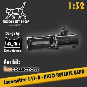 1:32 - LOCOMOTIVE 141-R MIKADO - ALCO REVERSE GEAR by modelkit.fr - Photo 1/12