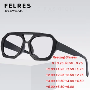 Men Women Blue Light Blocking Reading Glasses Square Clear Lens Classic Glasses - Picture 1 of 16