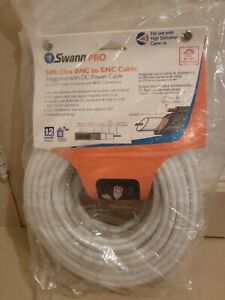 Swann Pro 50ft/15m BNC to BNC Cable. (Z001) New In Sealed Package 