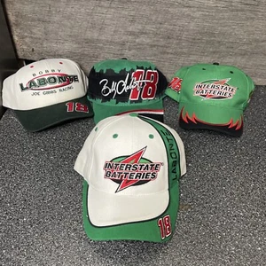 Vintage NASCAR Bobby Labonte Interstate Batterien Menge 4 Hüte Chase authentisch - Bild 1 von 8