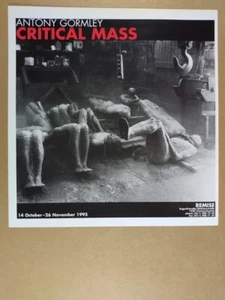 1995 Antony Gormley Critical Mass Ausstellung Vintage Print Ad - Bild 1 von 1