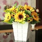 13 Head Artificial Sunflowers Fake Silk Flower For Home, Wedding Decor
