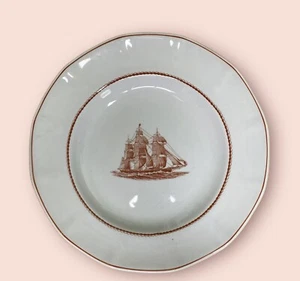 Wedgwood Georgetown Collection Flying Cloud 8" Salad Plate Red Jacket 1853 - Picture 1 of 7
