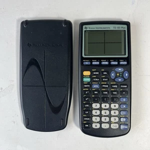 Texas Instruments TI-83 Plus graphischer Taschenrechner mit Deckel getestet und funktionsfähig - Bild 1 von 5