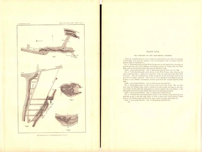 Ore Deposits–1901 USGS Antique Menominee-Michigan-Iron Mines Map - Image 1 of 3