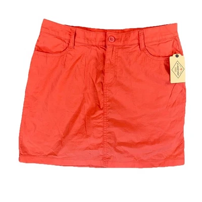 NUEVO St. John’s Bay Skort Talla 8 Georgia Naranja Melocotón Informal Elastizado Verano Nuevo con Etiquetas Foto 1 de 4