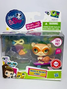Littlest Pet Shop- Tricks N Talents Ferret #2393 - New Hasbro - Picture 1 of 2