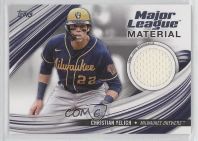2023 Topps Series 1 Major League Material Christian Yelich #MLM-CY - Image 1 of 2