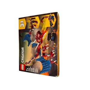 LEGO Creator 3-in-1 Fire Dragon Set 31102 7+ Mythical Creatures 234 Pcs - Picture 1 of 2