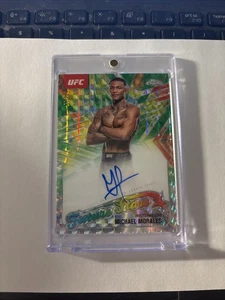 2025 Topps Chrome Michael Morales Future Stars Auto Green Geometric #/99 Encased - Bild 1 von 3