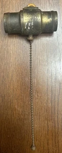 Antique Bryant Double Twin Lamp Light Socket Pull Chain Part - Picture 1 of 5