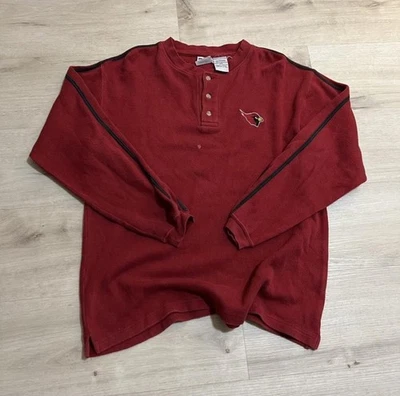 Camisa abotonada cuarto rojo de los Cardenales de San Luis de los 90 talla mediana Foto 1 de 4
