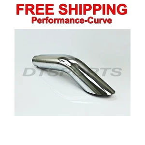 Diesel Exhaust Chrome Pig Ear Stack 5" ID - 36" Long - CM-505036PE - Picture 1 of 1