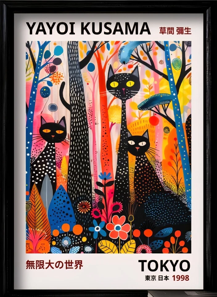 Kusama poster 50x70cm BNWT Unframed  - Image 1 of 1