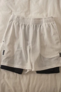 ASRV 0488 SilverPlus Rec Liner Short bianco/nero - taglia small - Foto 1 di 4