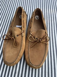 Polo Ralph Lauren Mokassins Fahrschuhe Herren 11 Braun Leder 14557 - Bild 1 von 8