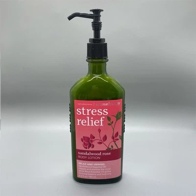 BATH & BODY WORKS AROMATHERAPY STRESS RELIEF SANDALWOOD ROSE BODY LOTION 6.5 OZ - Image 1 of 3