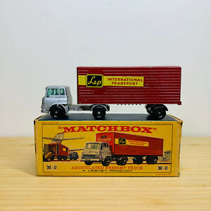 Freight Truck alte Box Repro Box Matchbox Major Pack M-2 Artic