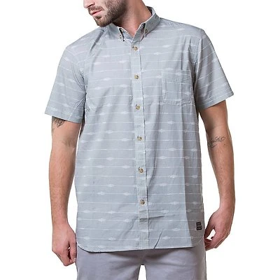 CAMISA ARBOR Todo ALGODÓN Tejida MANGA CORTA CUELLO BOTÓN ABAJO Para Hombre Talla PEQUEÑA Foto 1 de 2