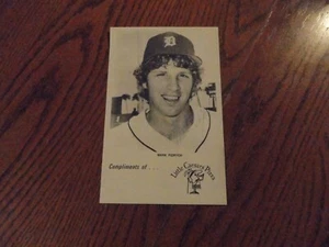 Mark Fidrych *The Bird* Detroit Tigers Autographed Little Caesars Pizza Picture - Picture 1 of 5