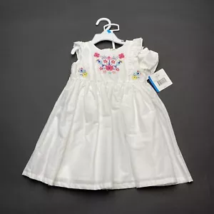 Little Me Baby Girls Summer Floral White Dress 2 Piece Set 24M New - Picture 1 of 3