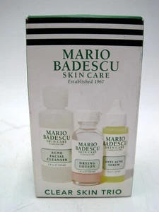 MARIO BADESCU Clear Skin Trio - Cleanser, Drying Lotion, Anti- Acne Serum NEW! - Picture 1 of 1