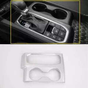 Silver Inner Gear Shift Box Panel Cover Trim For Hyundai Santa Fe 2019-2022 - Picture 1 of 6
