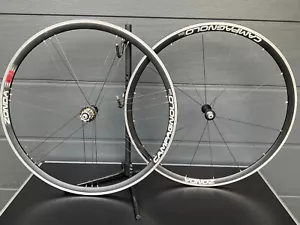 near NOS Campagnolo ZONDA G3 clincher wheel set R/130mm from showroom bike 2004 - Bild 1 von 24