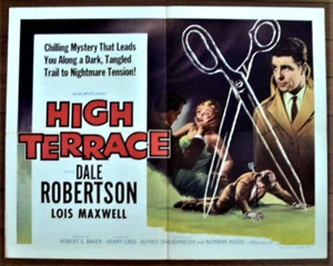 HIGH TERRACE Original 1956 American Half-Sheet Movie Poster Style B Lois Maxwell - Picture 1 of 1