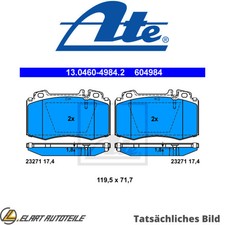 THE BRAKE LINING SET, THE DISC BRAKE FOR MERCEDES BENZ S CLASS W220 M 112 944
