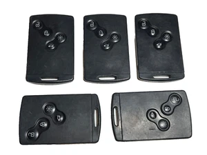 5 x Renault 4 button key cards, Laguna, Clio Mk4, PCF7952 - Picture 1 of 2