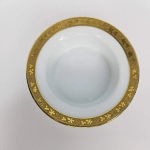 Royal Bayreuth Bavaria Gold Band Grapes Leaves Bouillon Cup - Picture 1 of 8