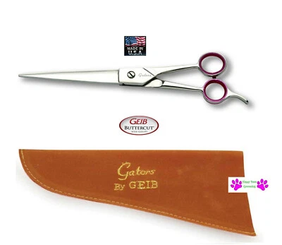 Geib Buttercut GATOR PROFESSIONAL 8 1/2"STRAIGHT Shear Scissor Pet Dog Grooming
