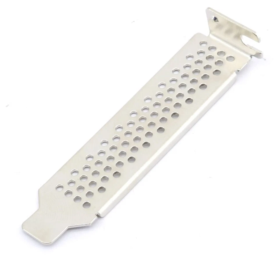 4x Half Height Ventilated Slot Bracket Low Profile halbe Höhe Blende belüftet - Bild 1 von 1