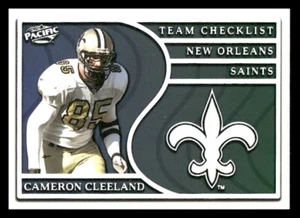 1999 Pacific #19 Cameron Cleeland New Orleans Saints - Picture 1 of 2