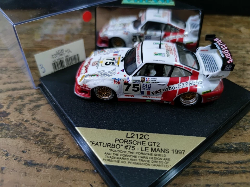 Vitesse 1:43 L212C Porsche 911 GT2 larbre Fat 24h Le Mans 1997 Limited - Immagine 1 di 1
