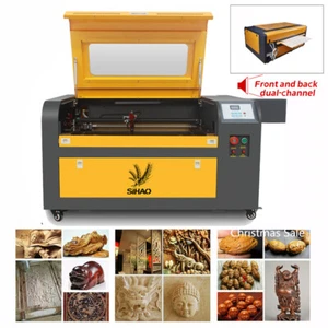 VEVOR 60W CO2 Laser Graviermaschine Engraver Engraving Cutter 600x400mm - Bild 1 von 17