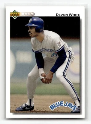 Devon White 1992 Upper Deck MLB #352 Baseball Card Toronto Blue Jays - Image 1 of 2
