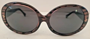 Gafas de sol vintage Liz Claiborne grandes redondas lentes oscuras marrón tortuga ~ 17103 - Imagen 1 de 12