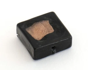 ONE GENUINE MURANO HAND-MADE SQUARE GLASS BEAD, PERSONALLY SELECTED, 20 X 20 MM - Picture 1 of 2