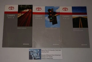 2012 Toyota Camry Used Owners Manual With Quick Reference Guide - Picture 1 of 2