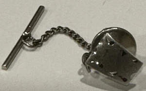 Vintage Silver Tone Tie Tack - Picture 1 of 3