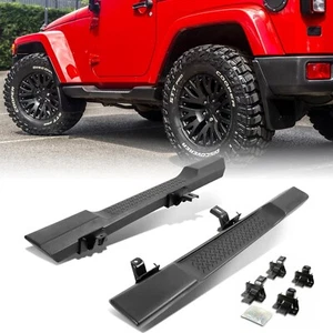 2Pcs Running Boards Side Step Nerf Bar for Jeep Wrangler JK 2007 2008-2018 2Door - Picture 1 of 9